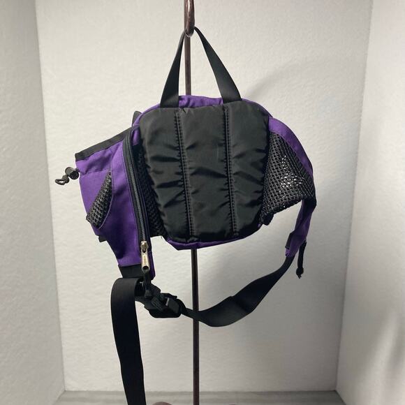 Vintage LL Bean Purple and Black Waist Fanny Pack. Pre-Owned Good Condition - Picture 10 of 11